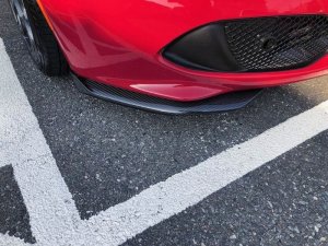 Alfa Romeo 4C Carbon Fiber Front Splitter Kit 